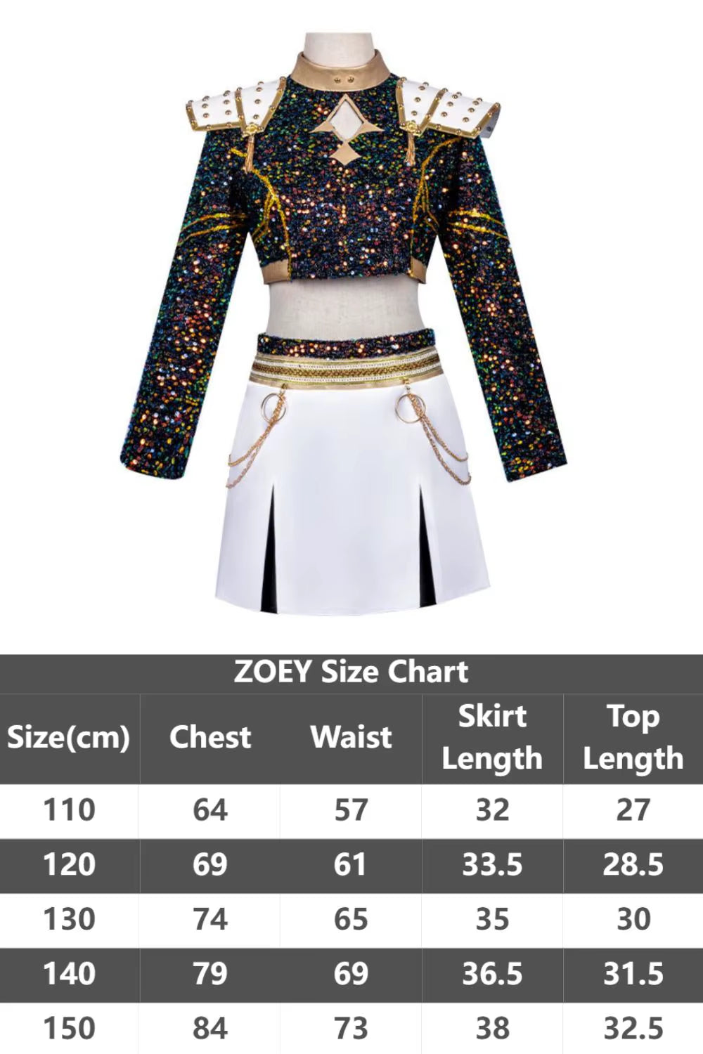 Kids Girls Kpop Demon Hunters Rumi Zoey Mira Cosplay Fantasia Costume for Child Idol Roleplay Outfits Halloween Carnival Suit