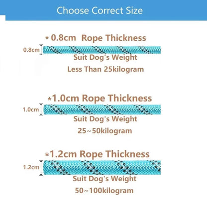 PawGuard Strong Dog Leash Durable No-Pull Walking Rope